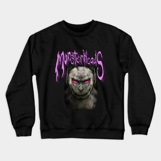 Fat Head Demon Crewneck Sweatshirt by MonsterHeads69